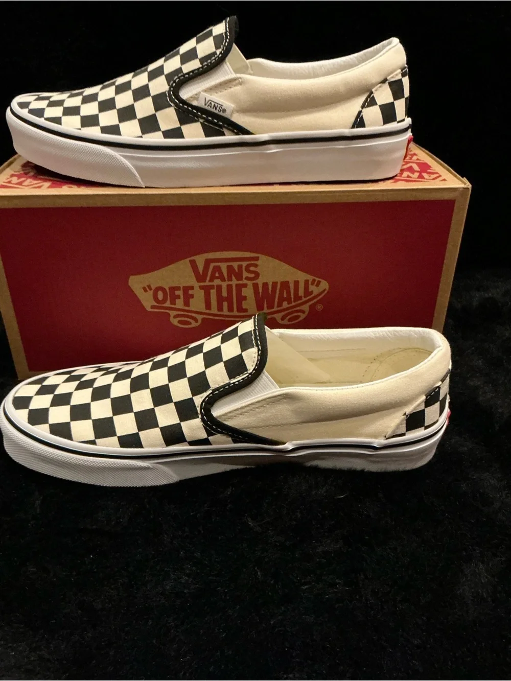 Vans Slip-On Checkerboard Canvas Sneakers - Men’s 8.5 Women’s 10 NWB
